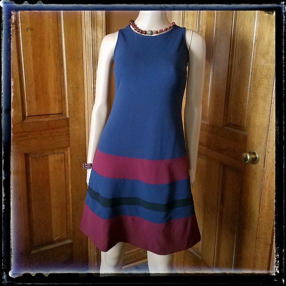 Charter Club Women's Petite Striped Mini Dress